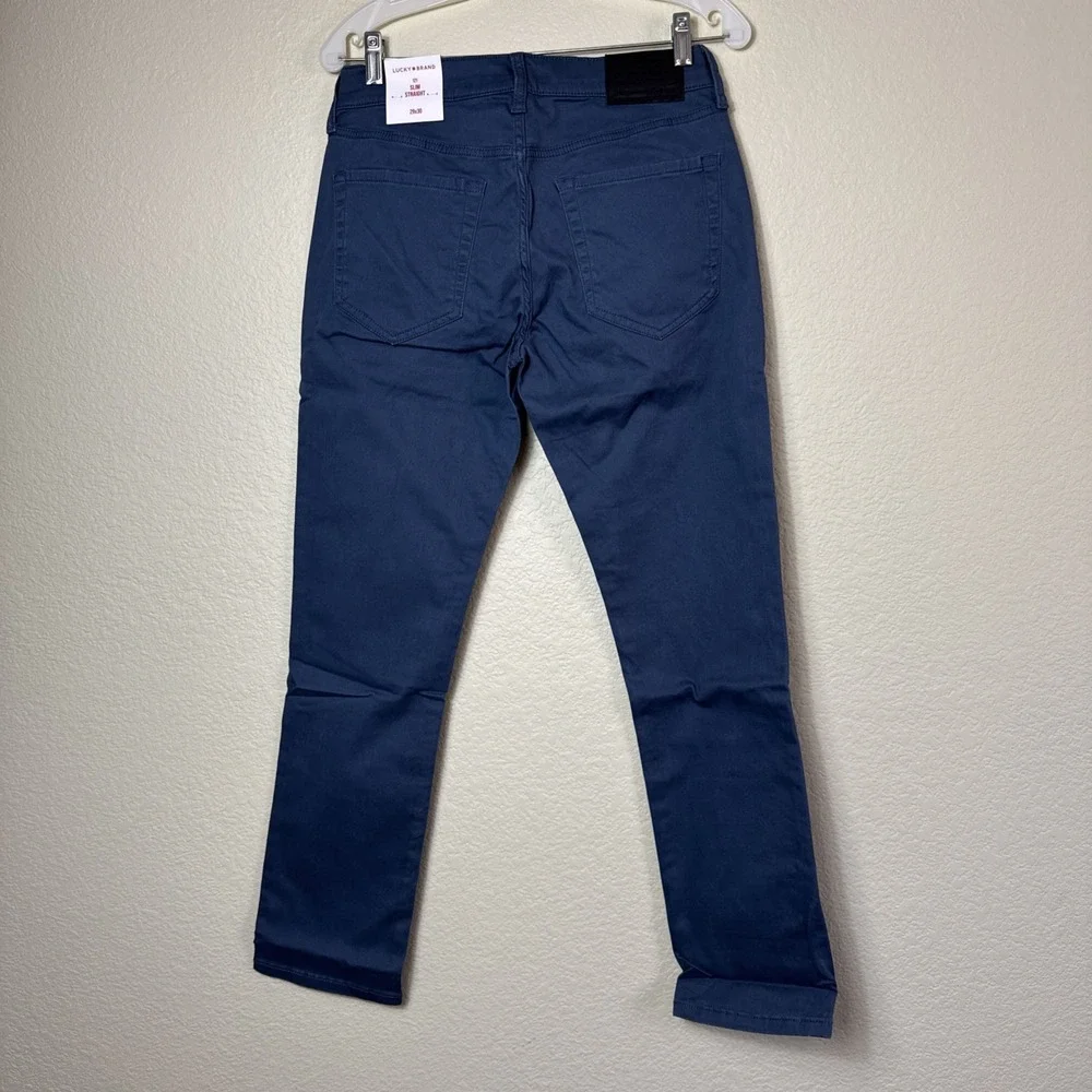 Lucky Brand Men’s Slim Straight Jeans — Navy Blue